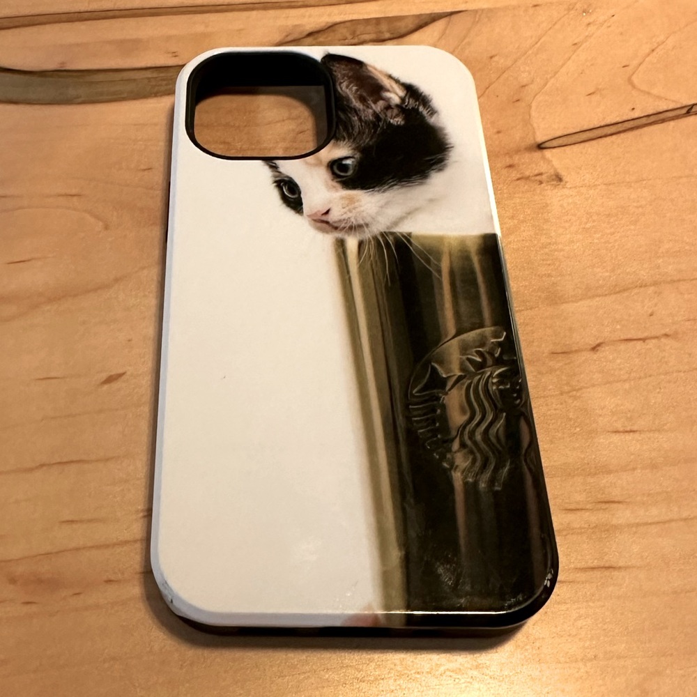Starbucks Kitten Case for iPhone 13 Mini